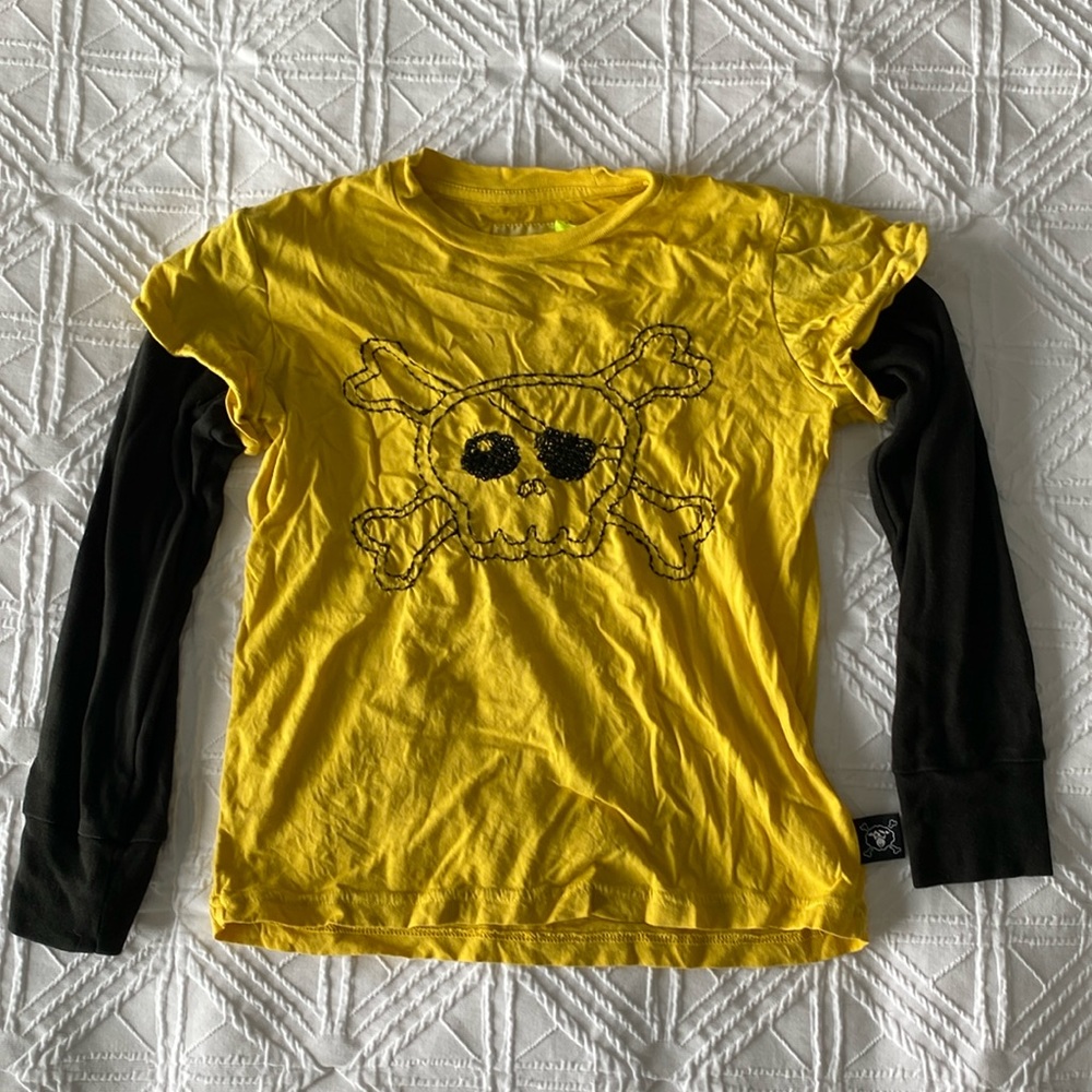 NUNUNU | Toddler Skull Long Sleeve | Size 4-5
